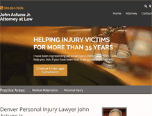 Tablet Screenshot of johnastunolaw.com